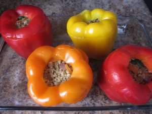 Top Fat Burning Foods - Fill mixture equally into peppers