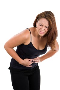 Fat Burning Diet - Woman having stomach pain