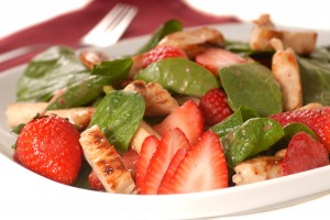 Fat Burning Diet - Strawberry Chicken Salad