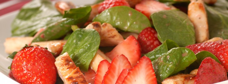 Fat Burning Diet - Strawberry Chicken Salad