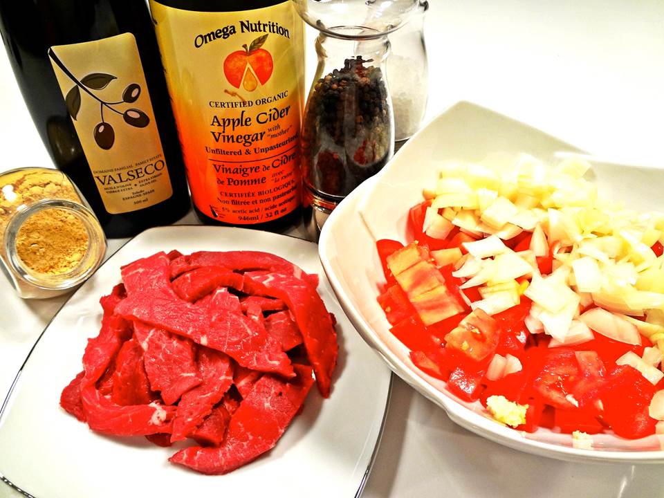 Ginger Beef Ingredients