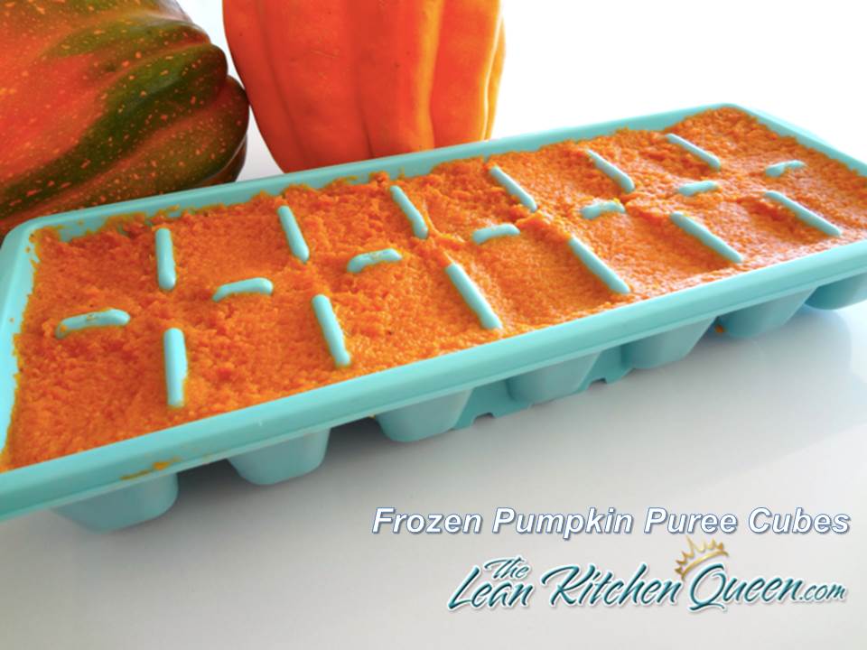 Frozen Pumpkin Puree Cubes