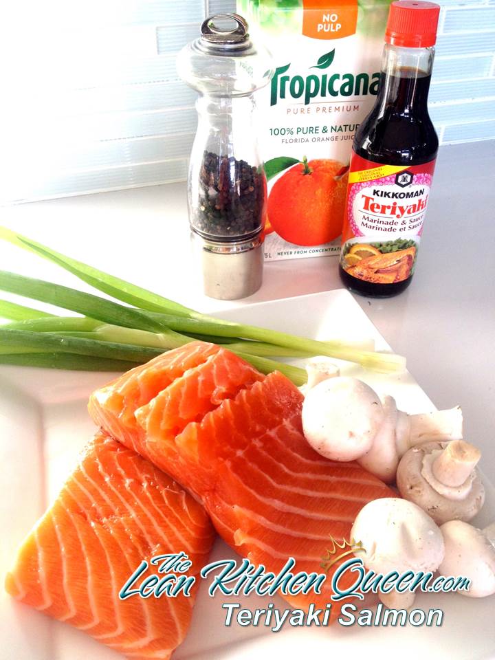 Teriyaki Salmon Ingredients