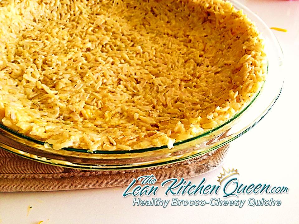 Healthy Brocco Cheesy Quiche Pie Crust