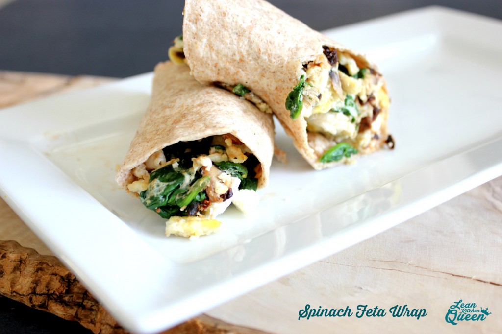 spinach feta wrap